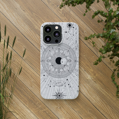 Celestial Mandala Mystique | Biodegradable Phone Case