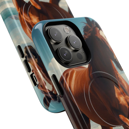 Blazing Horse iPhone 14 Pro Max Case - Tough+