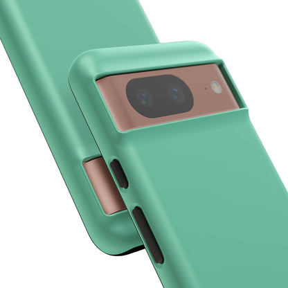 Medium Aquamarine Google Pixel 8 - Tough Phone Case