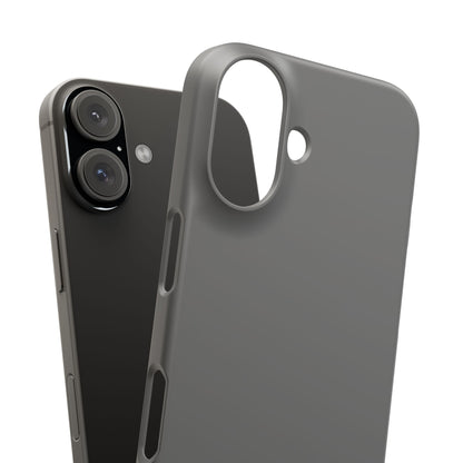 Dim Gray iPhone 16 - Slim Phone Case