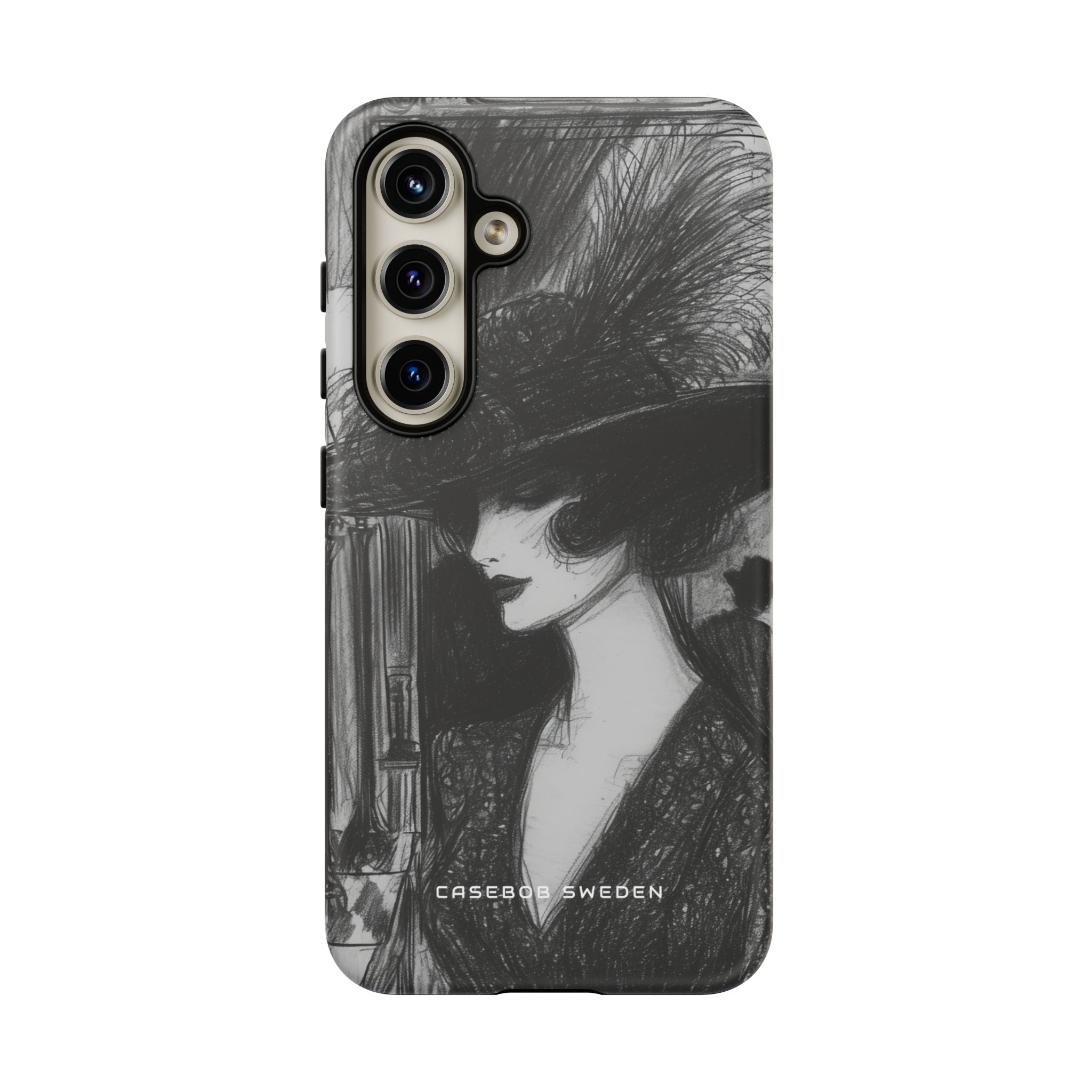 Timeless Elegance in Monochrome Samsung S24 - Tough Phone Case