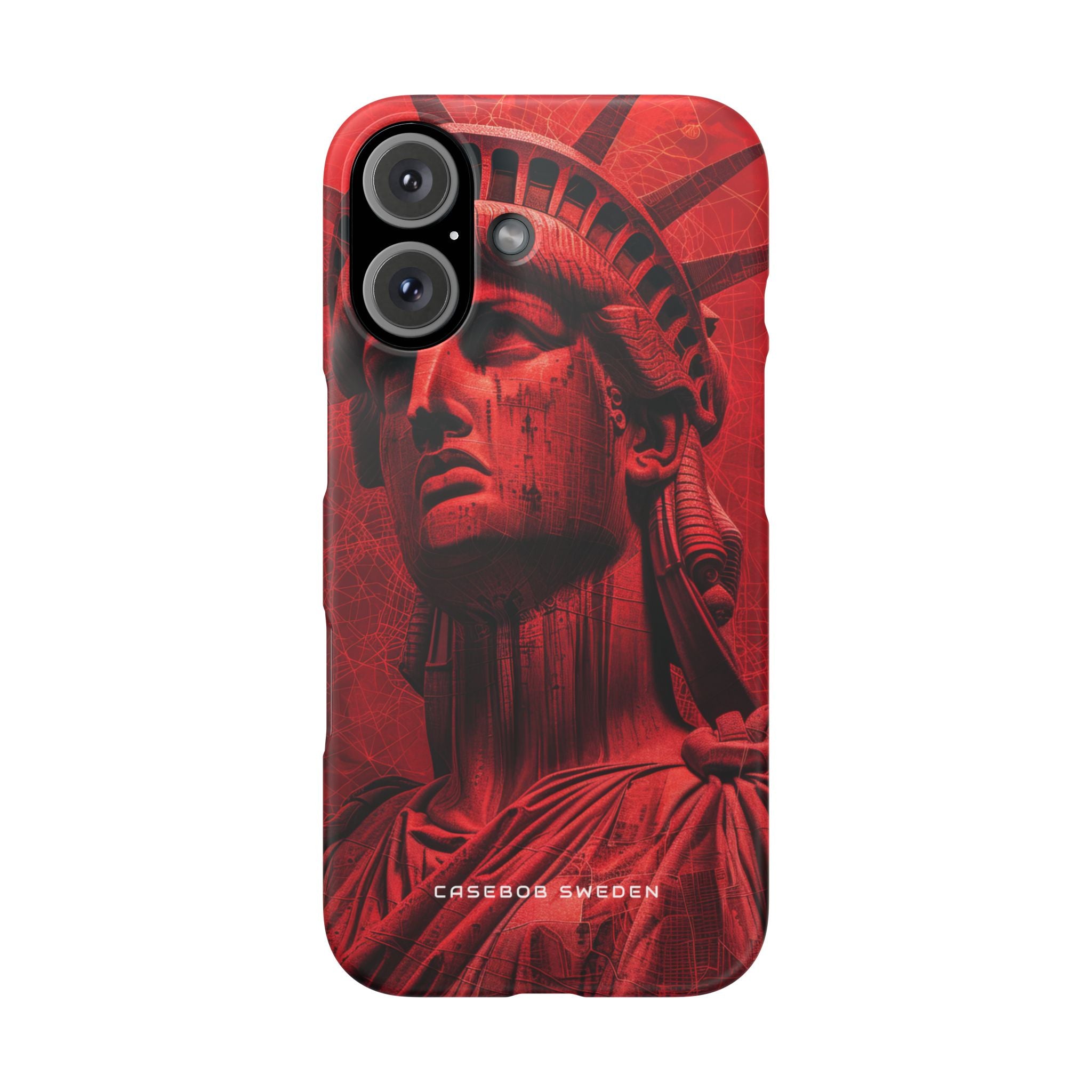 Zen Red Liberty Vision iPhone 16 - Slim Phone Case