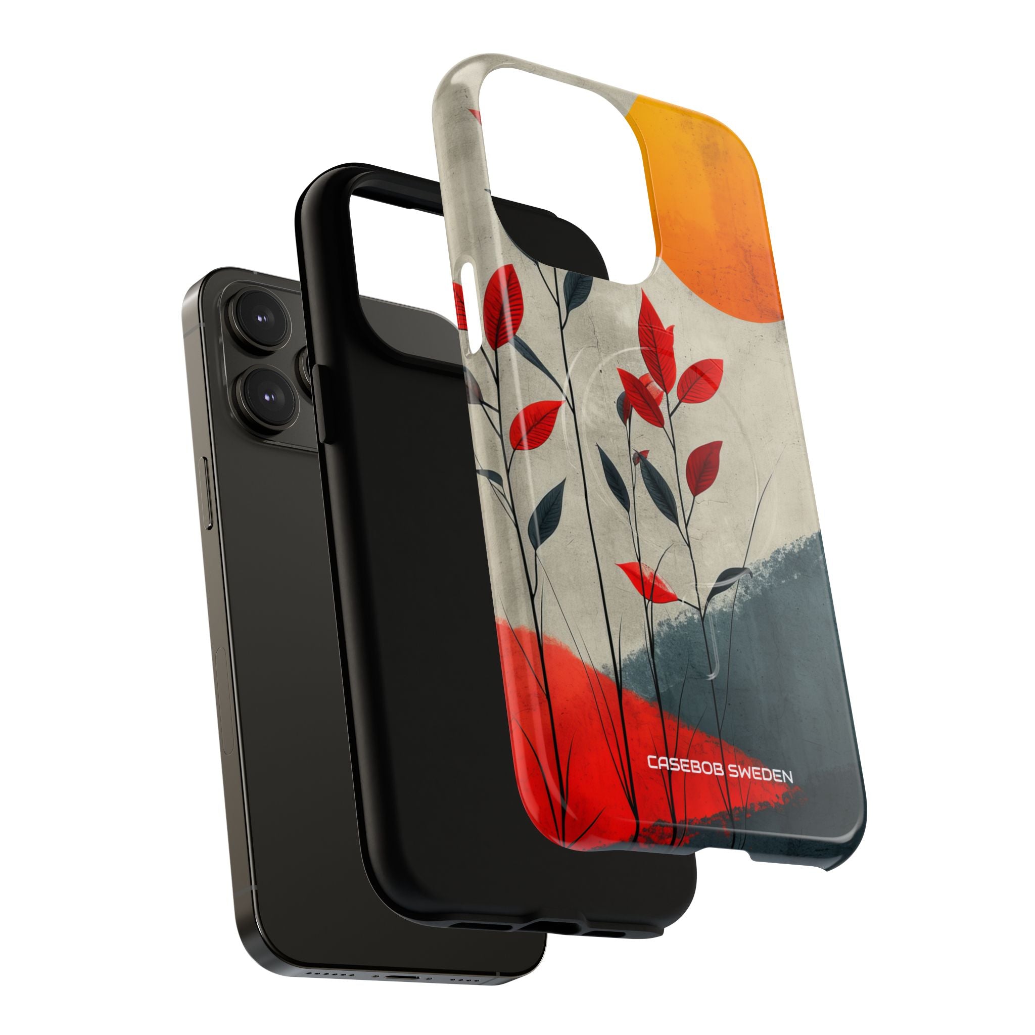 Gray Sunscape - Tough + MagSafe® iPhone 14 Phone Case