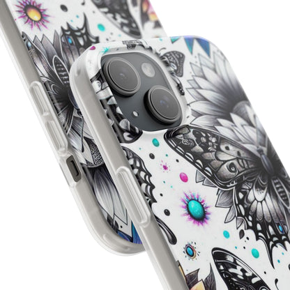Butterfly Bloom iPhone 15 Case - Soft