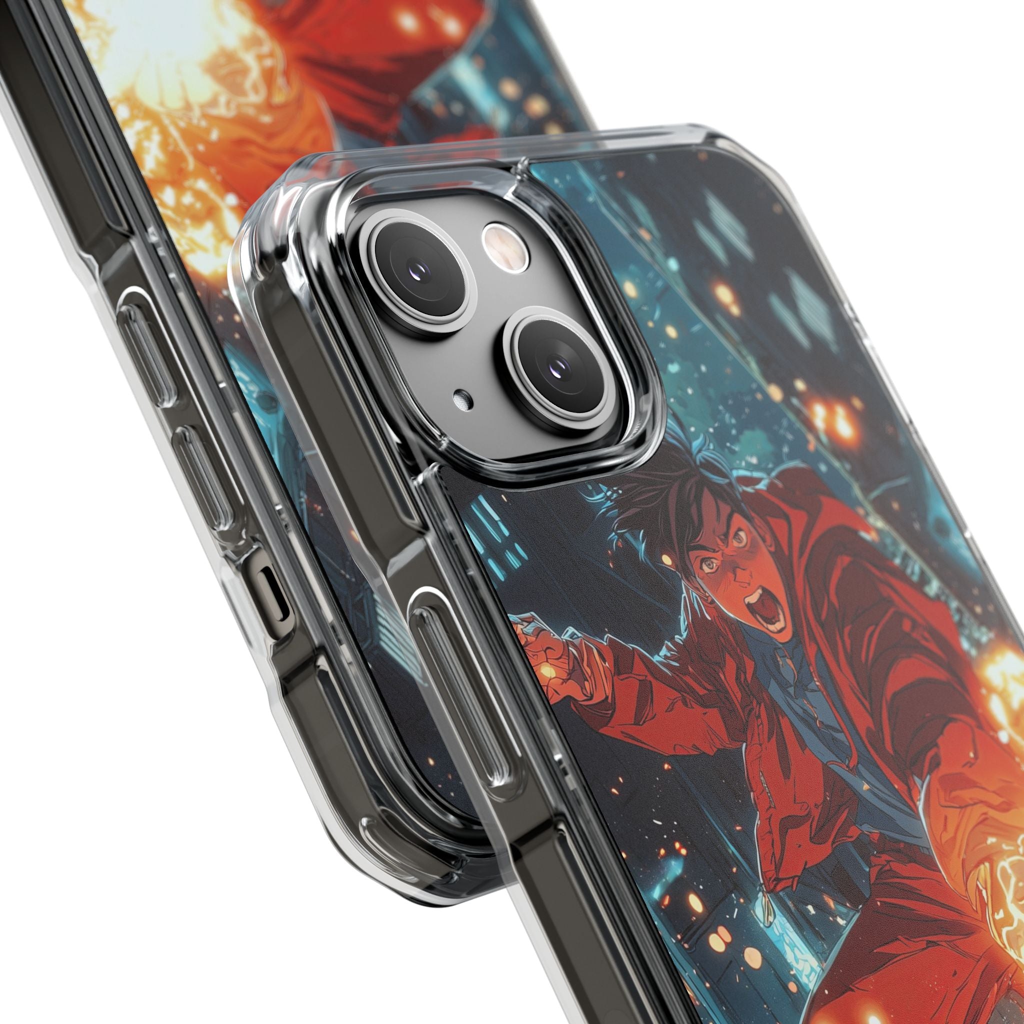 Flames Ignite Action iPhone Case - Impact