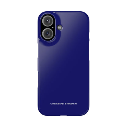 Midnight Blue iPhone 16 - Slim Phone Case