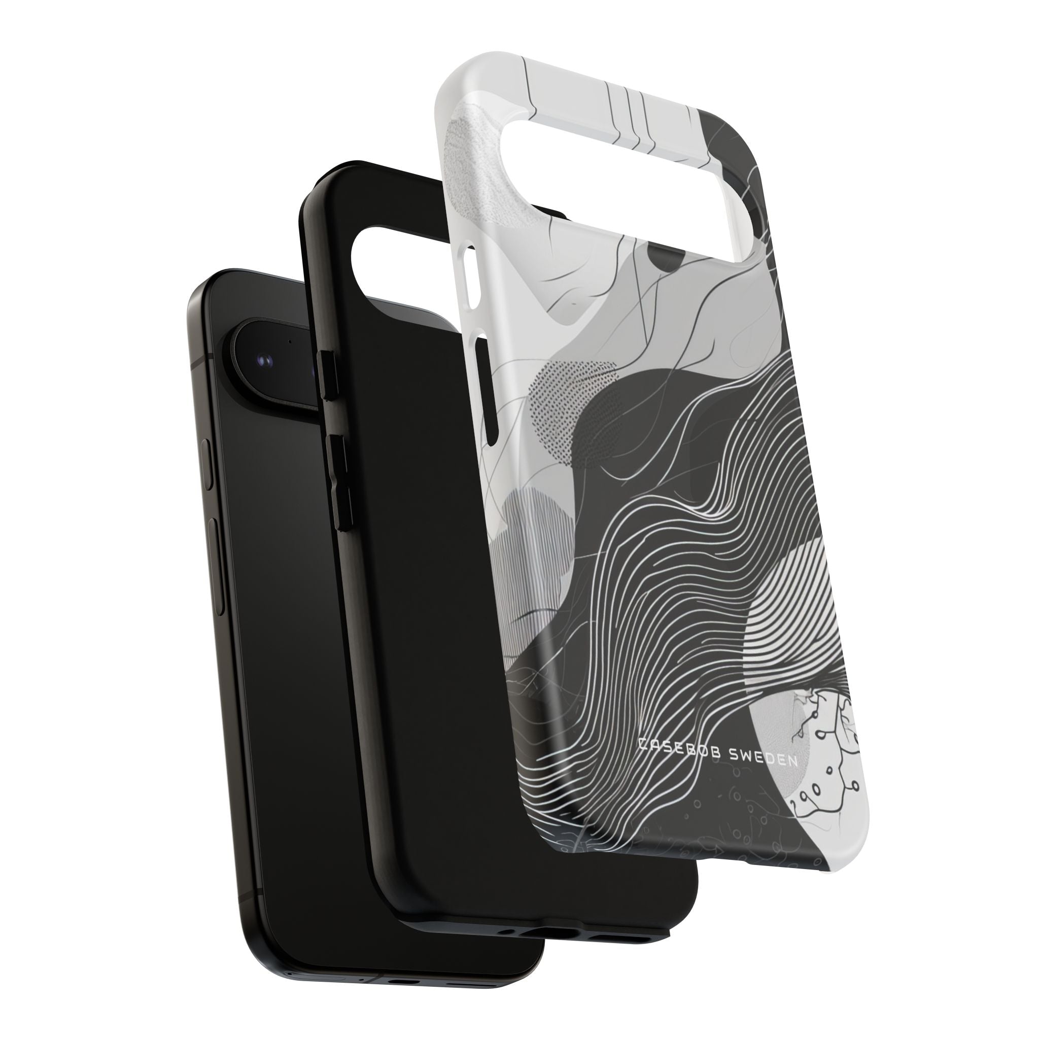 Fluid Geometry Fusion Google Pixel 9 - Tough Phone Case