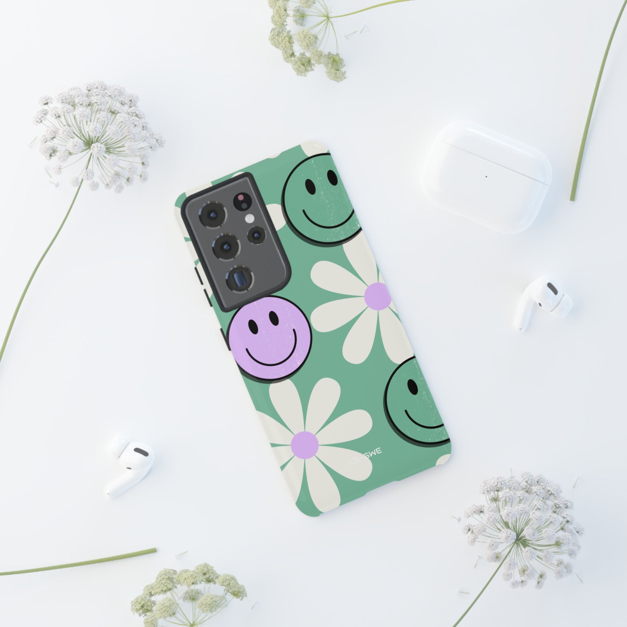 Playful Retro Blooms - Samsung Case