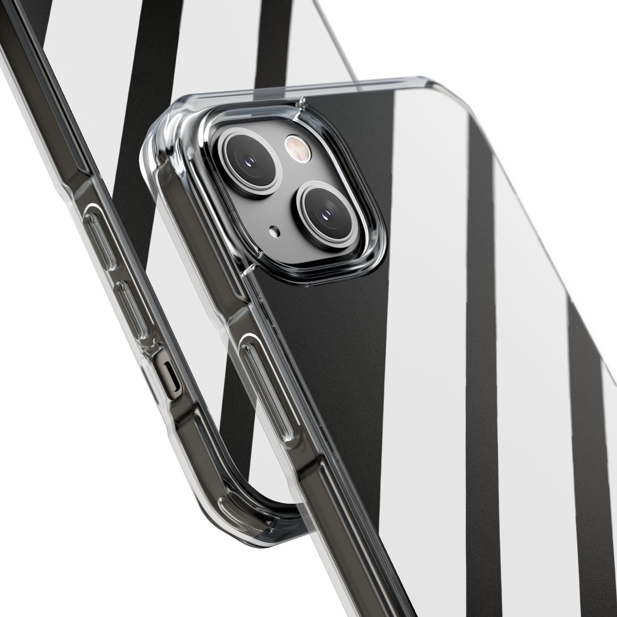 Monochrome Diagonal Symmetry iPhone Case - Impact