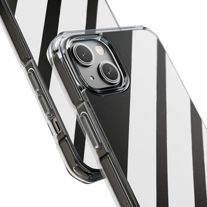 Monochrome Diagonal Symmetry iPhone Case - Impact