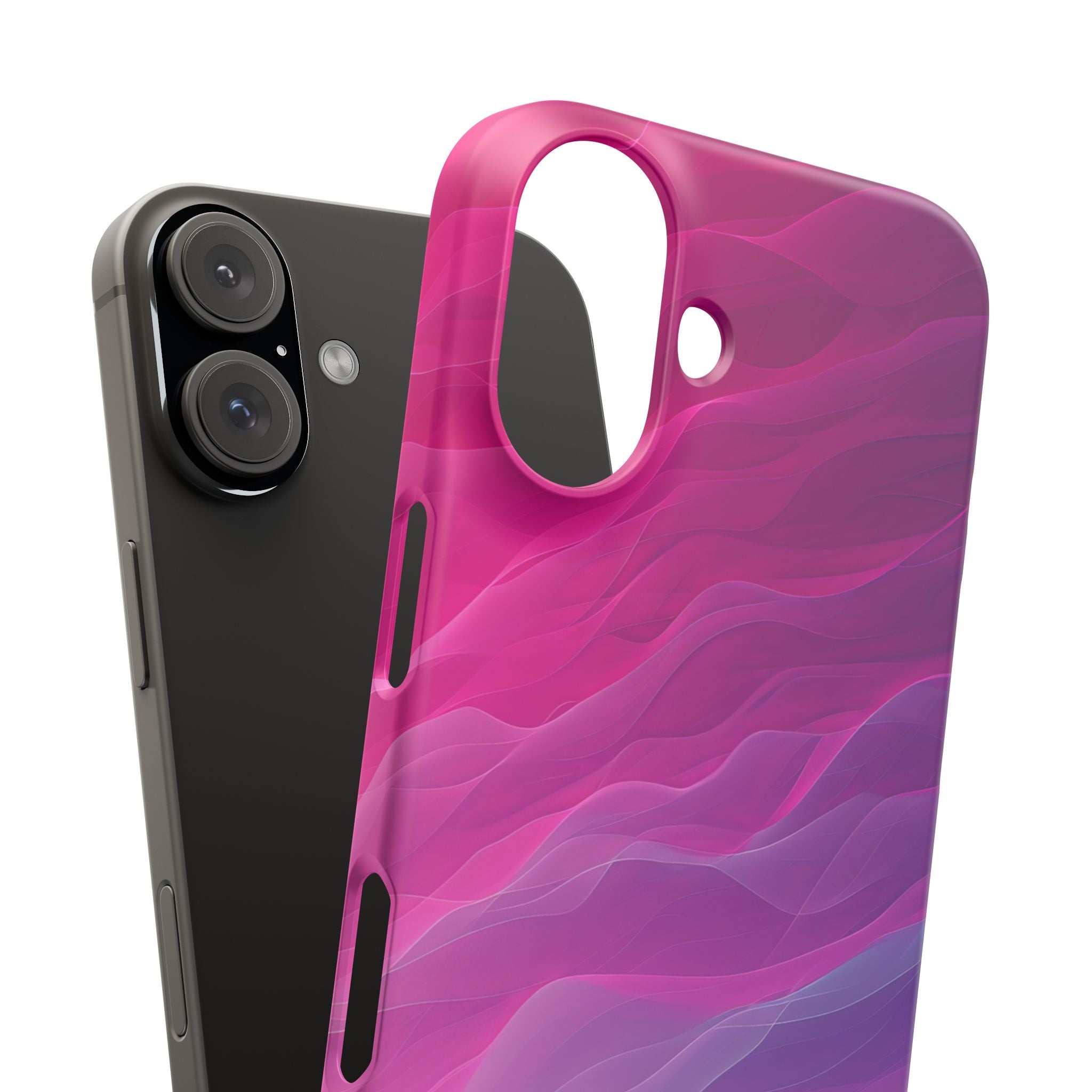 Gradient Oceanflow Waves iPhone 16 - Slim Phone Case