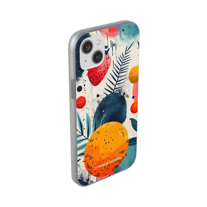 Vibrant Fruit Canvas - Flexi iPhone 14 Phone Case