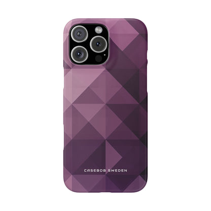 Gradient Purple Mosaic iPhone 16 - Slim Phone Case