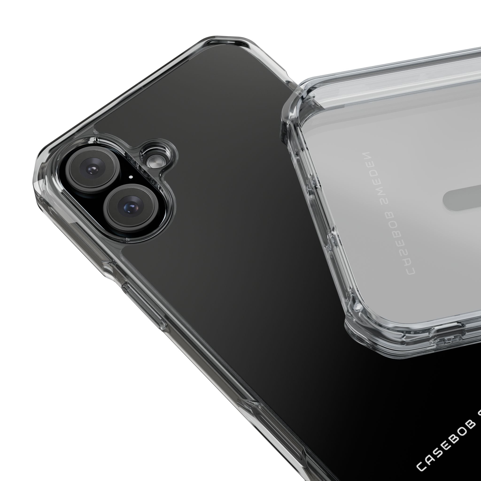 Black iPhone 16 - Clear Impact Phone Case