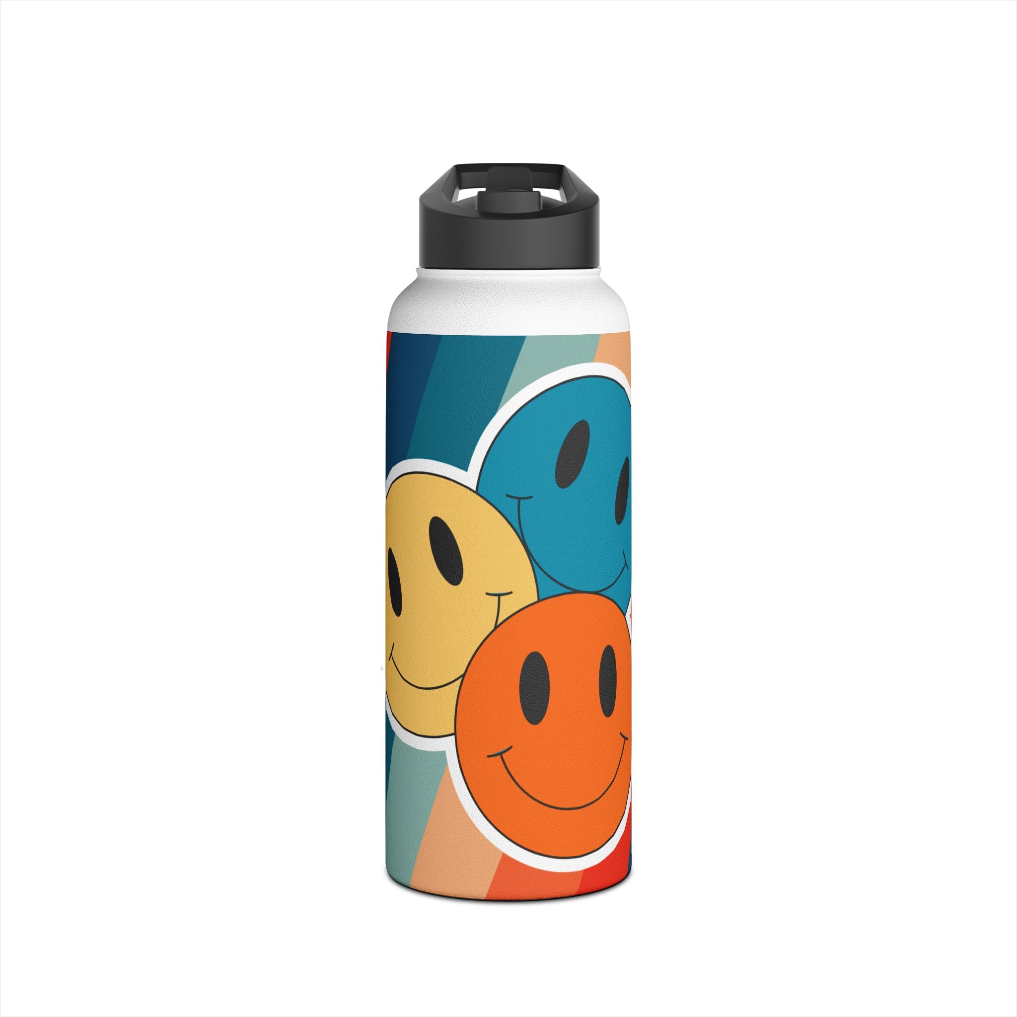 Smiley Trio Radiance - Stainless Steel Water Bottle