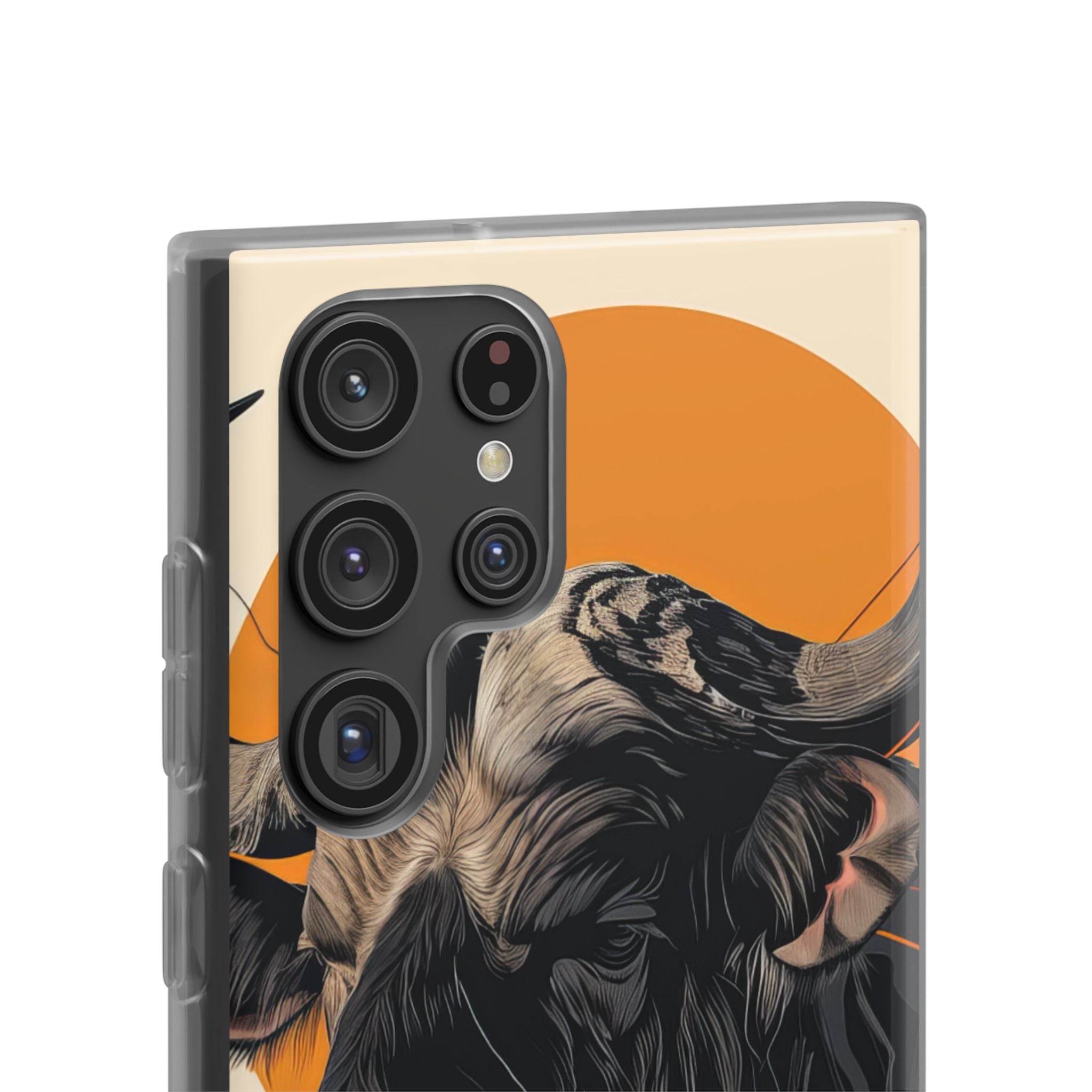 Majestic Buffalo Sun | Flexible Phone Case for Samsung Galaxy