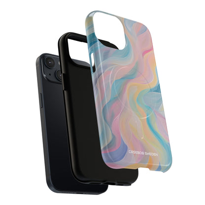 Dreamy Pastel Swirls - Tough + MagSafe® iPhone 14 Phone Case