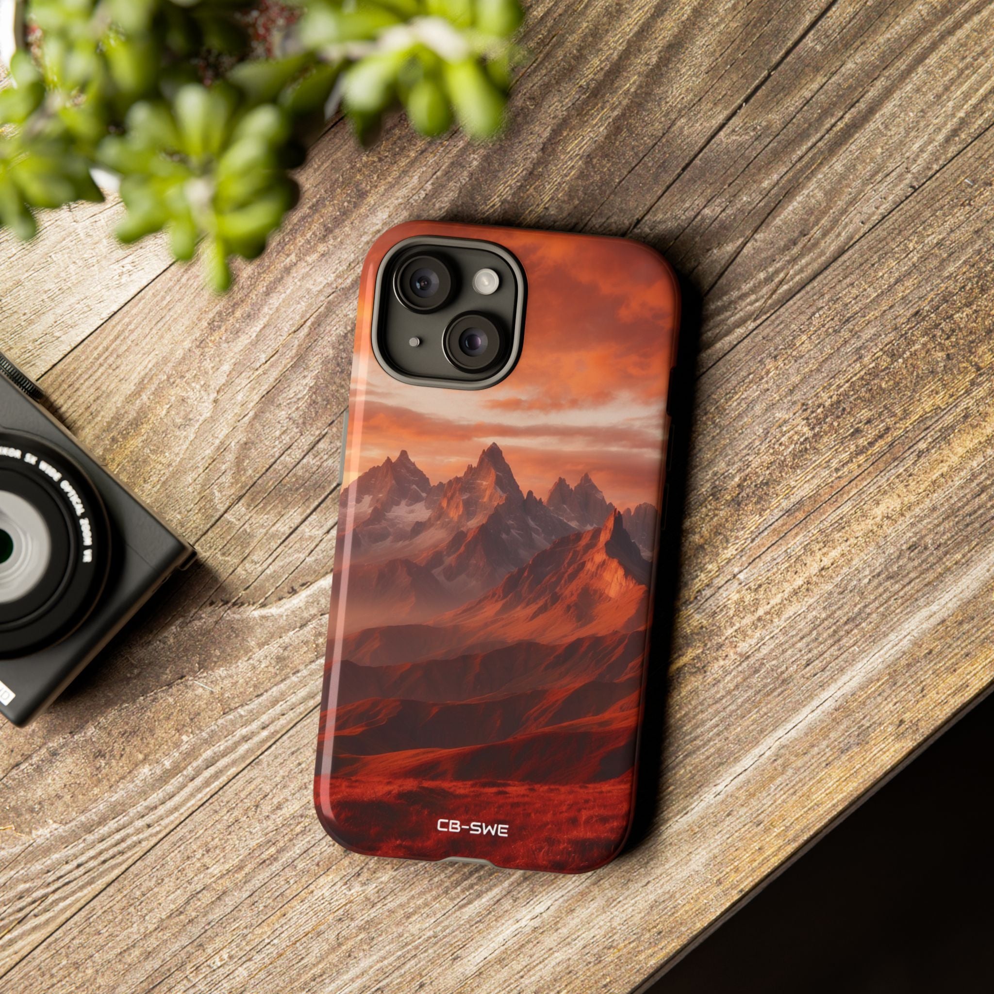 Mountain Peaks Glowing - iPhone Case