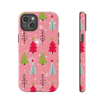Festive Trees Dance - iPhone Case