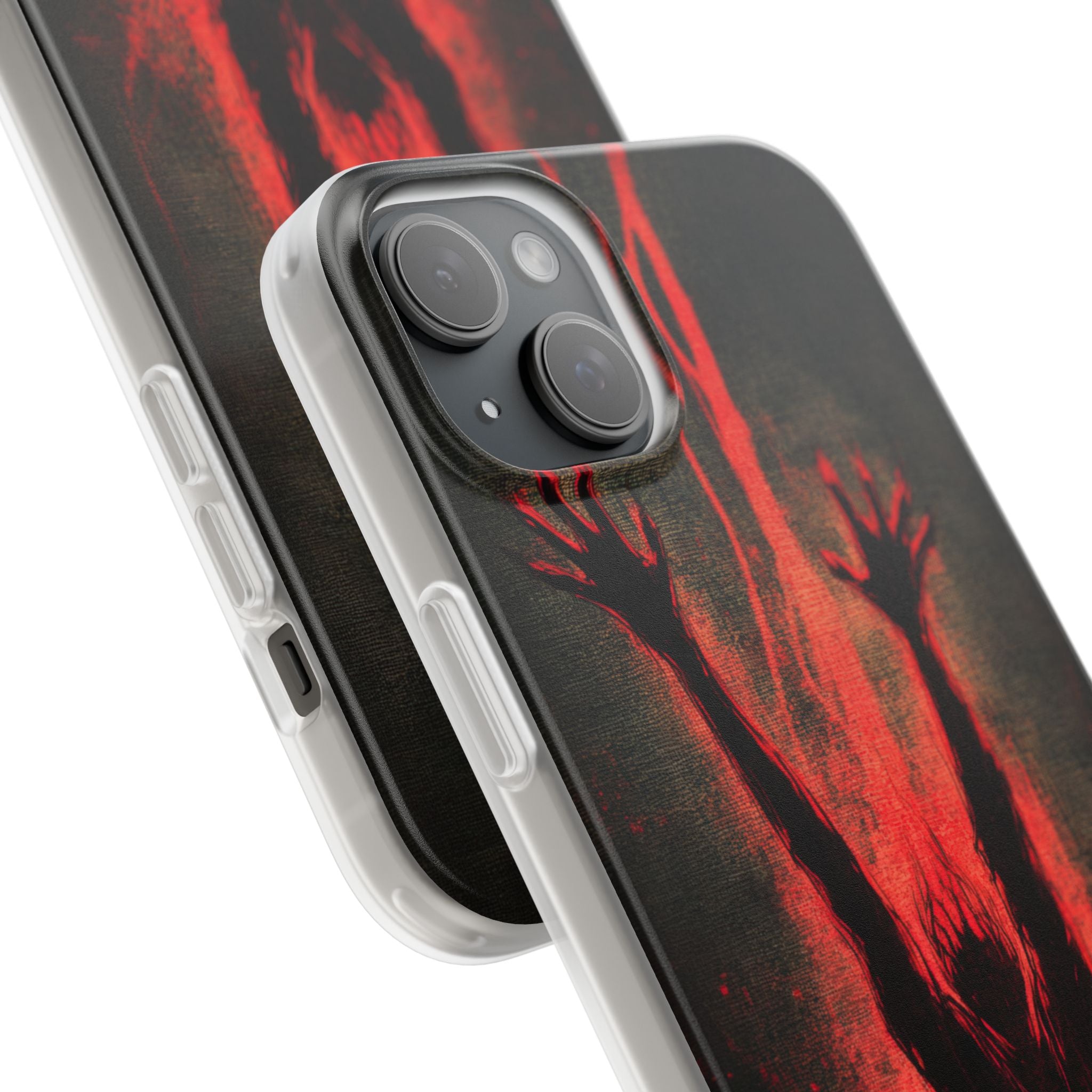 Gothic Crimson Ascension iPhone 15 - Flexi Phone Case