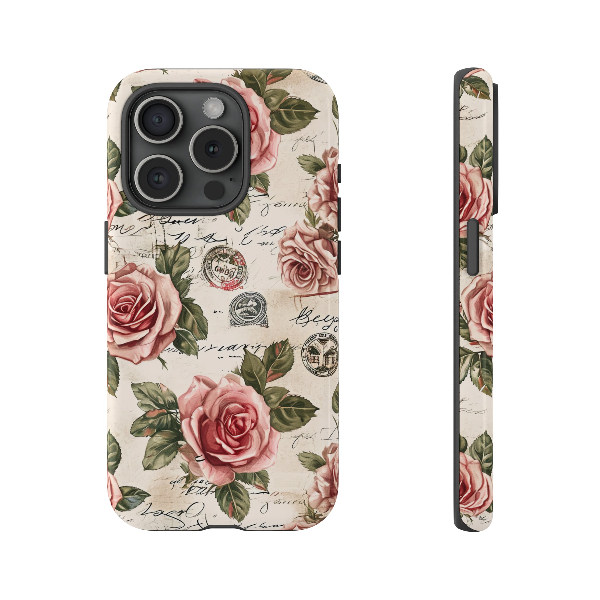 Roses & Love Letters - Protective Phone Case