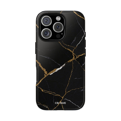 Golden Veins Emerge - iPhone Case