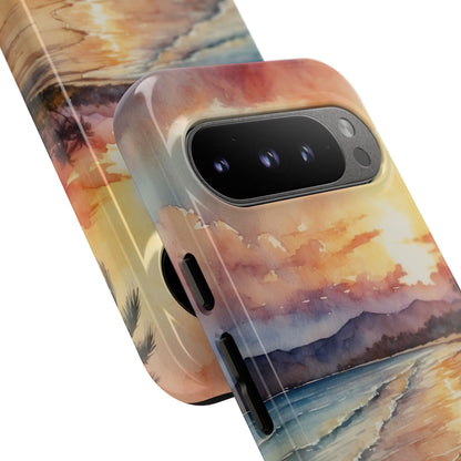Sunset Reflection Google Pixel 9 Pro Case - Tough