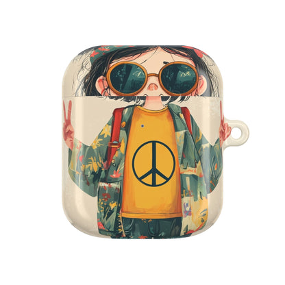 Peace Pigtails - AirPods Case