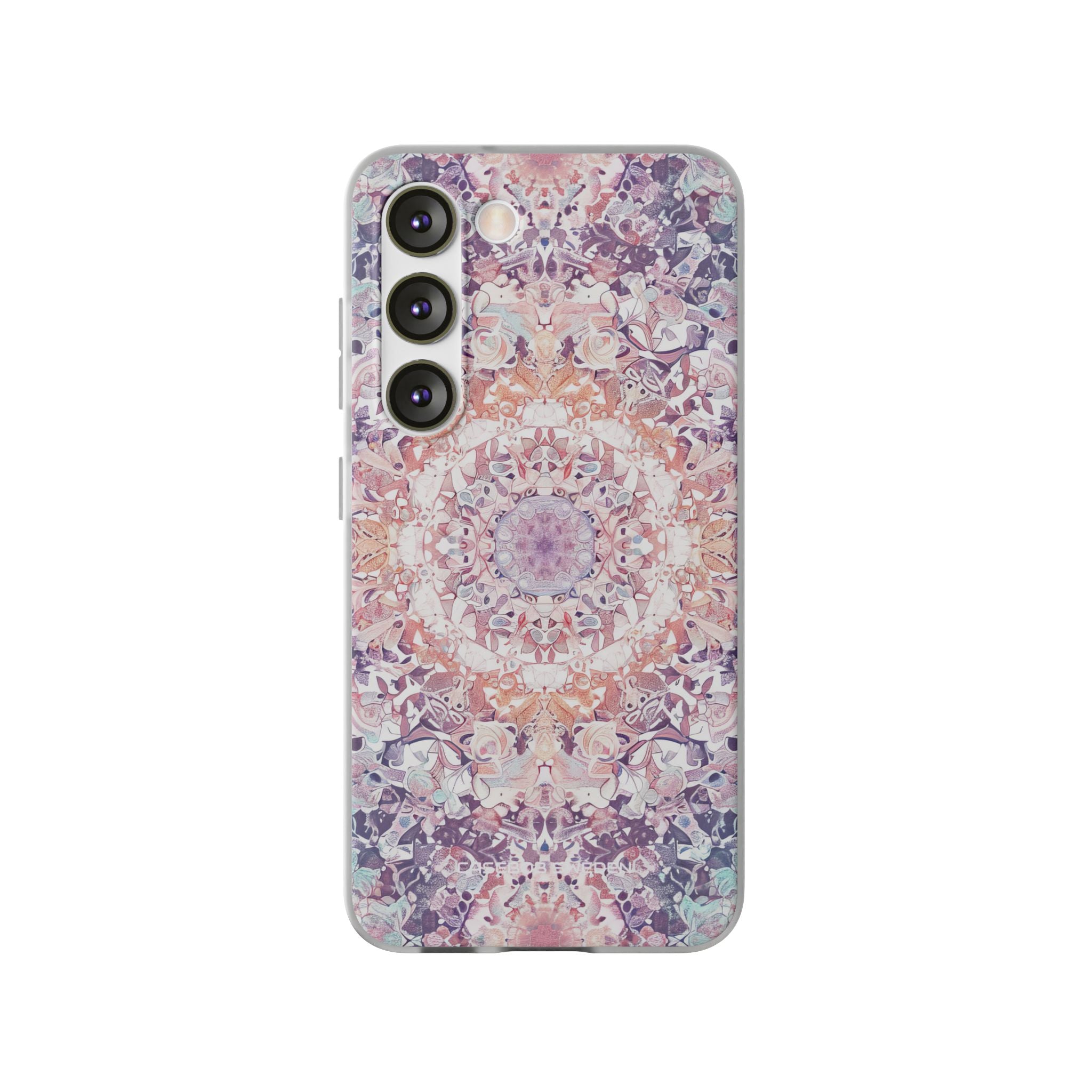 Purple Pink Mandala - Flexi Samsung S23 Phone Case