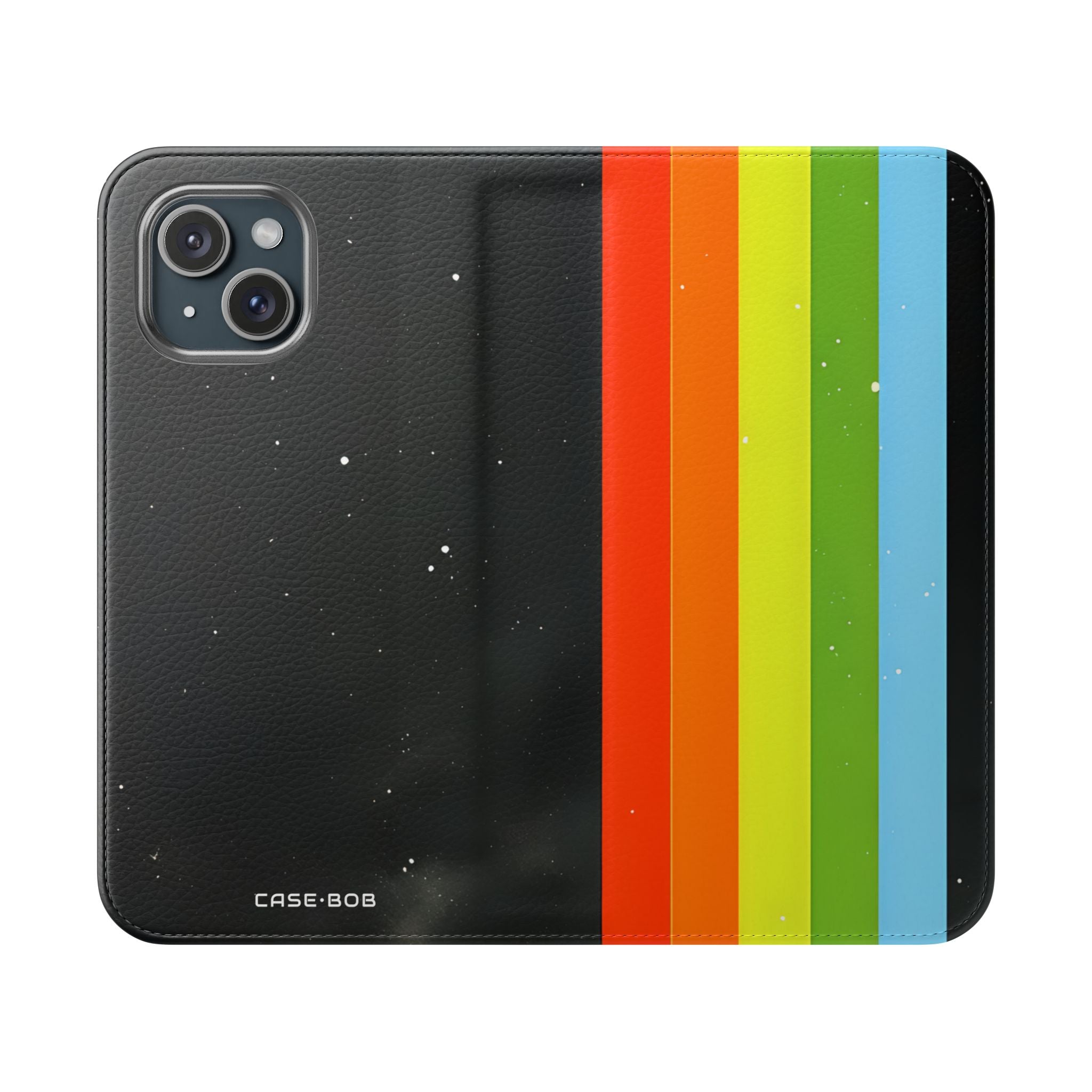 Spectrum Stripes - iPhone 15 Case - Wallet