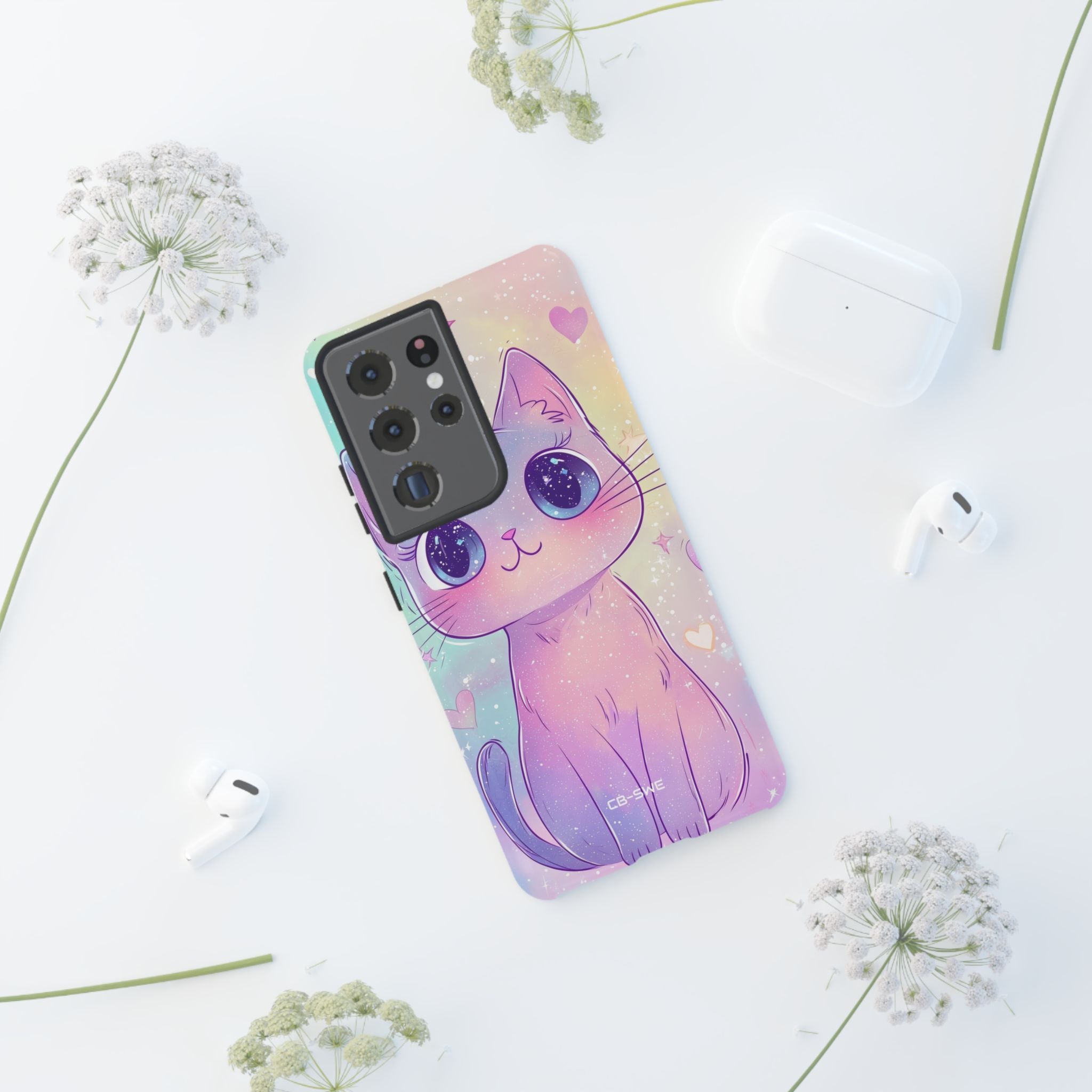 Sparkling Cat Smiles - Samsung Case