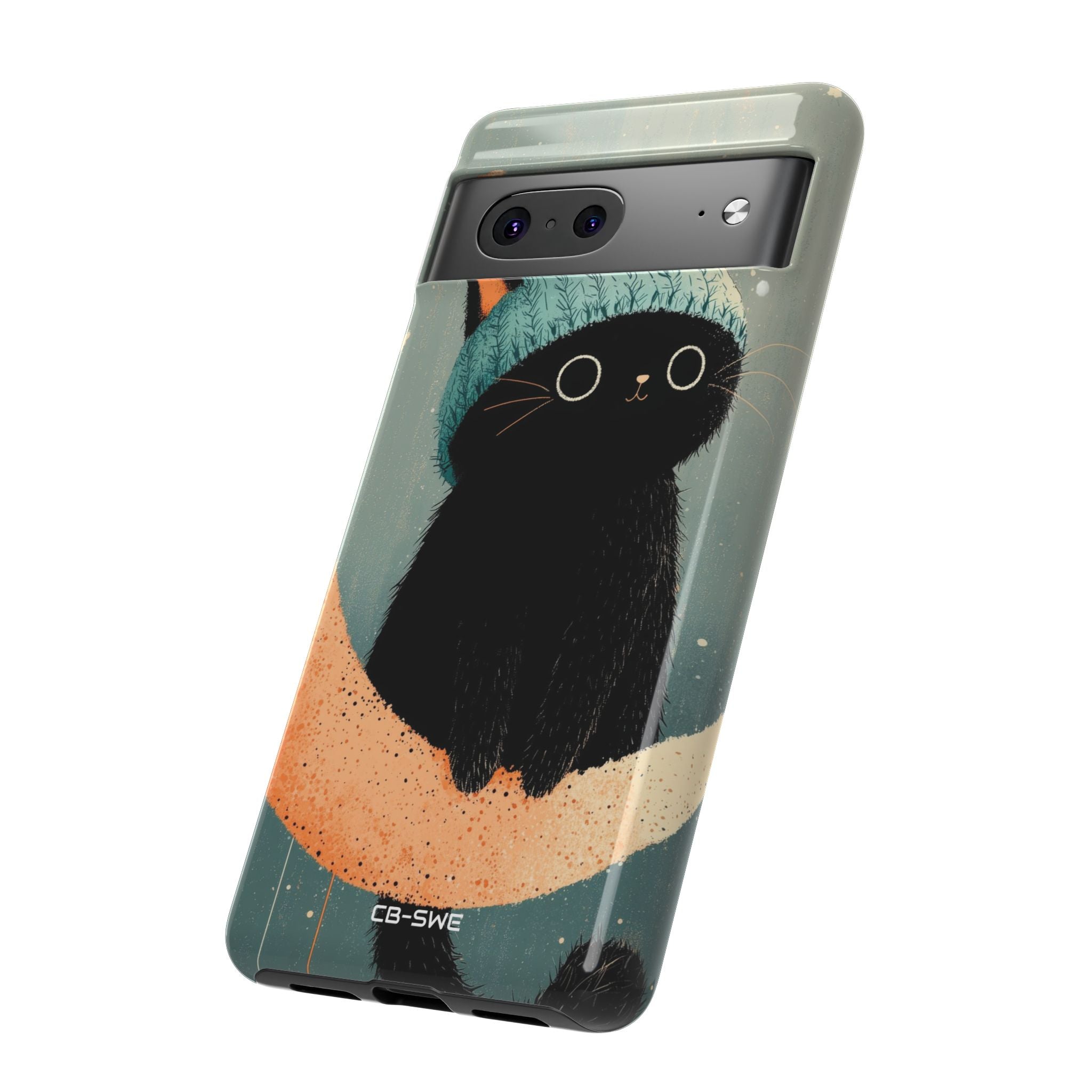 Cat Sits Dreaming - Google Pixel Case