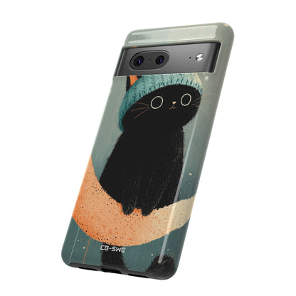 Cat Sits Dreaming - Google Pixel Case