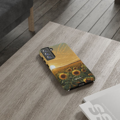 Sunflowers Embrace Sunset - Samsung Case