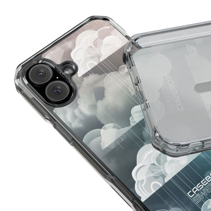 Silver Dream Clouds iPhone 16 - Impact Clear+