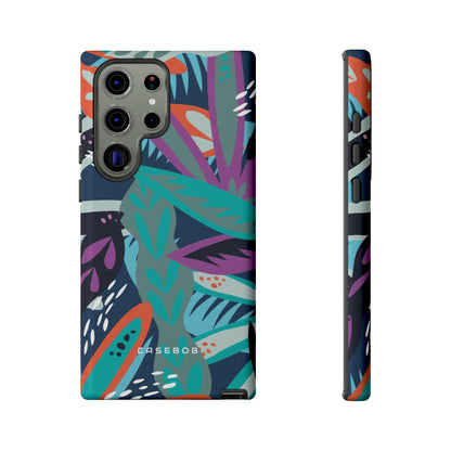 Tropical Leaf Moz - Protective Phone Case