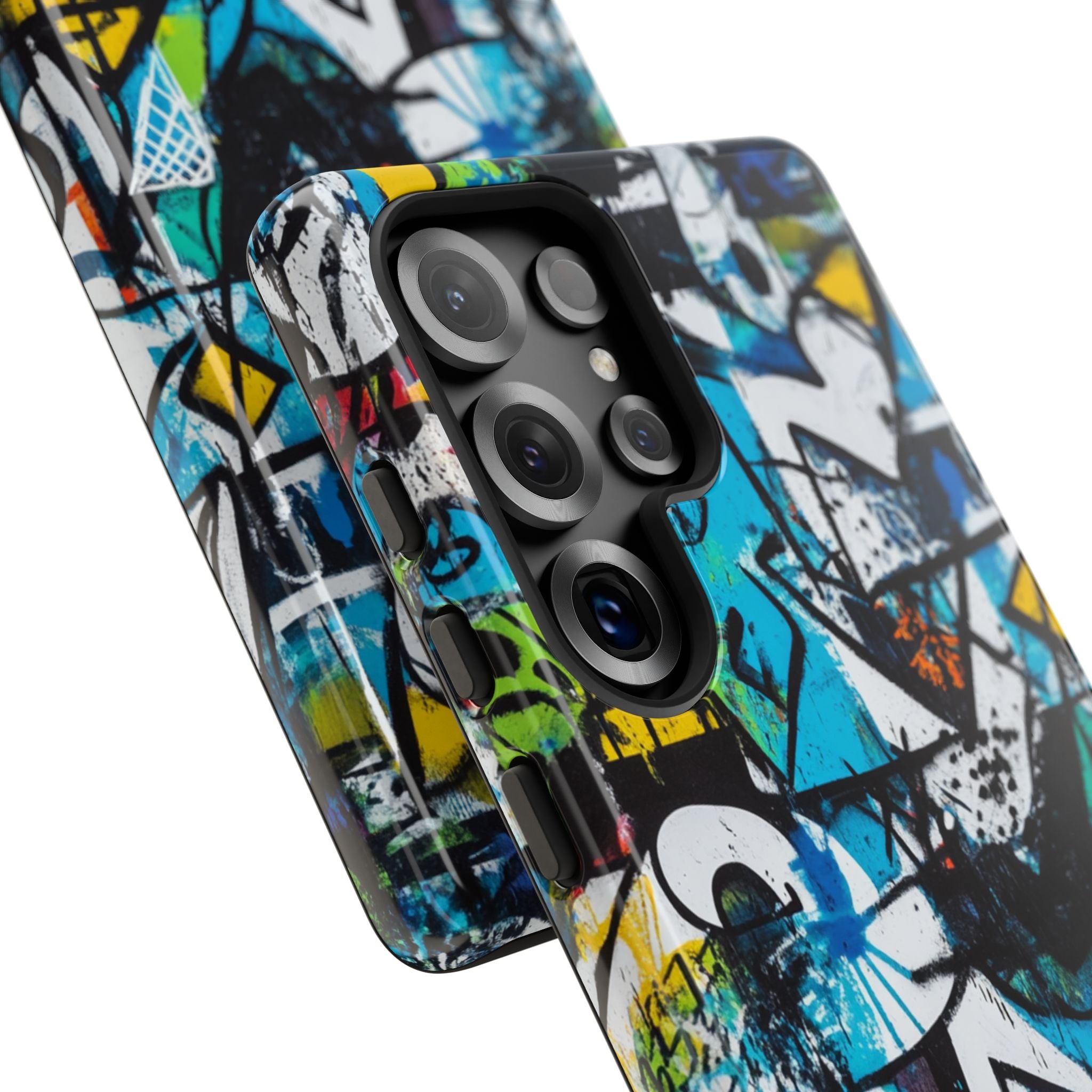 White Ripple Drift Samsung S25 Ultra Case - Tough