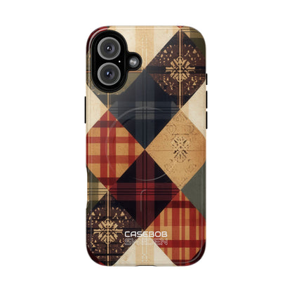 Rustic Quilt Charm iPhone 16 - Tough+