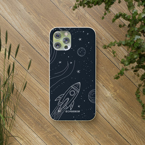 Cosmic Doodle Adventure | Biodegradable Phone Case