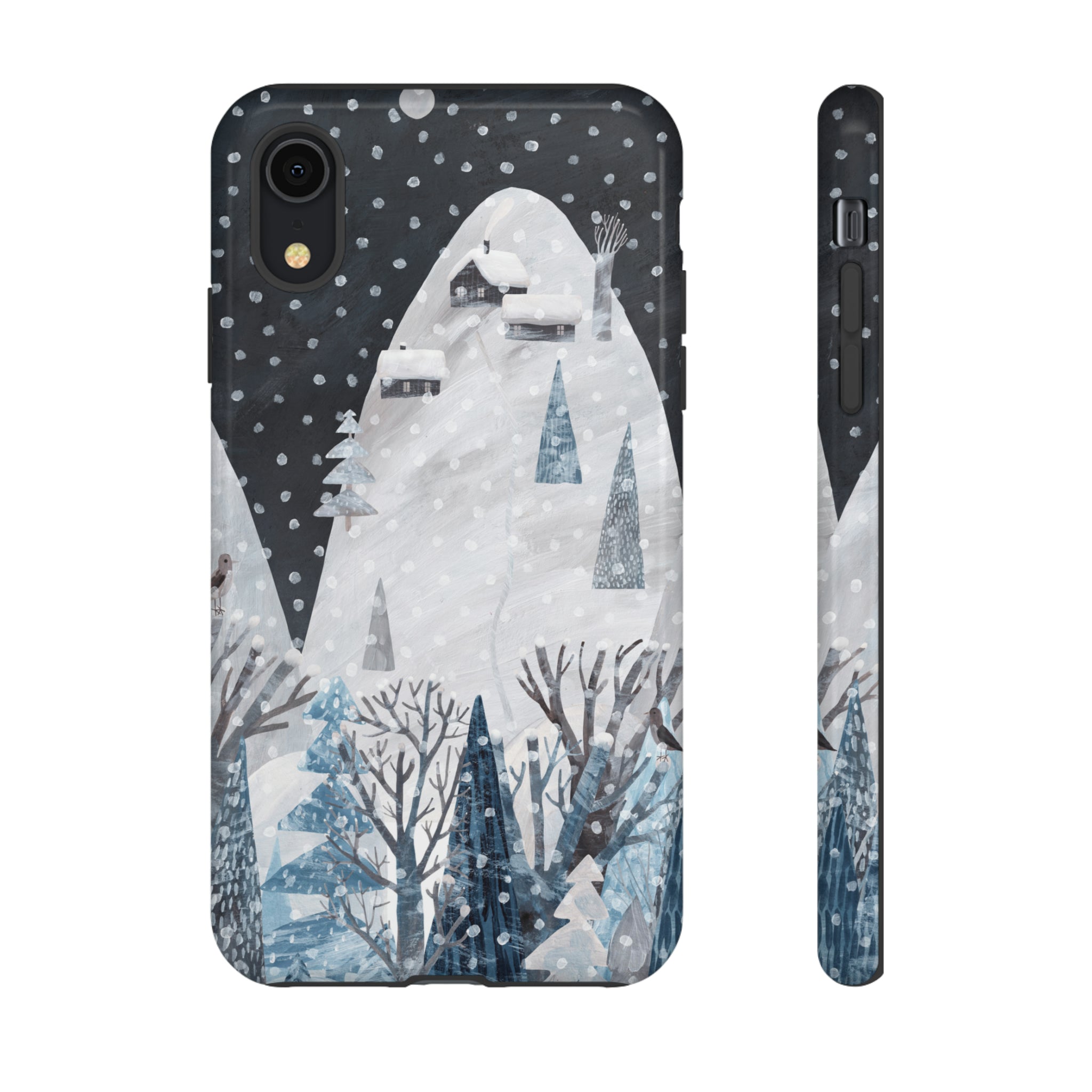 Cute Winter Landscape - Protective Phone Case