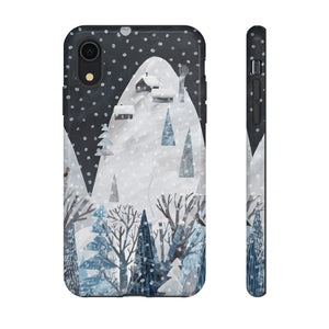 Cute Winter Landscape - Protective Phone Case