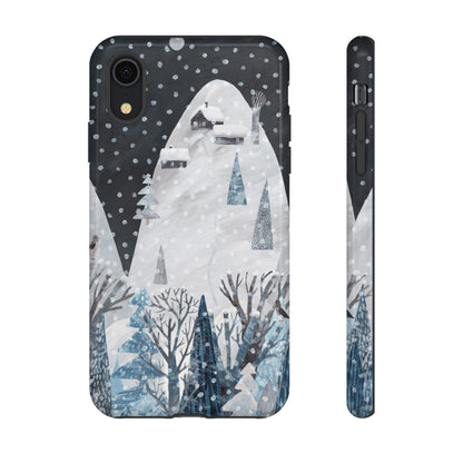 Cute Winter Landscape - Protective Phone Case