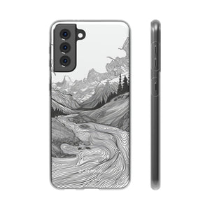 Monochrome Serenity | Flexible Phone Case for Samsung Galaxy