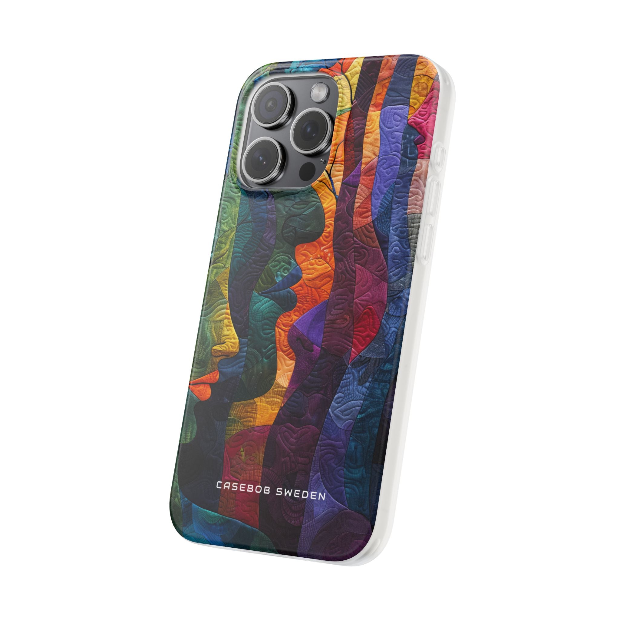 Harmonized Faces and Nature Fusion iPhone 15 - Flexi Phone Case