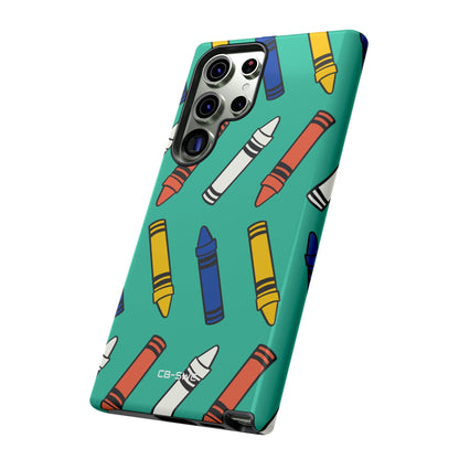 Crayons Dance Playfully - Samsung Case