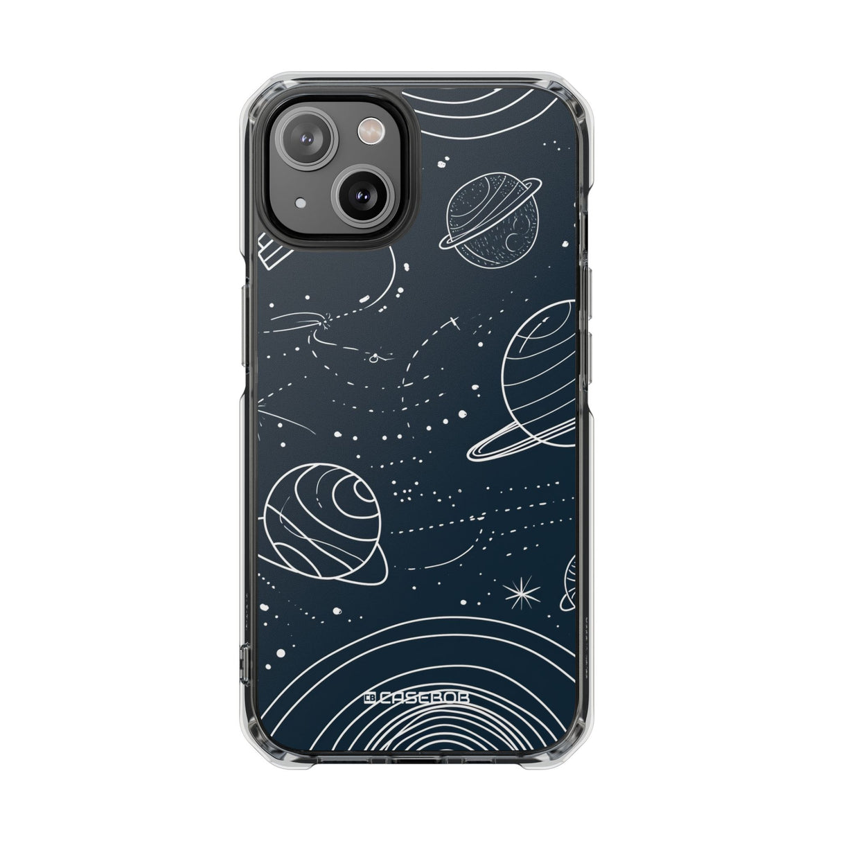 Cosmic Wanderer – Handyhülle für iPhone (Clear Impact – Magnetisch)