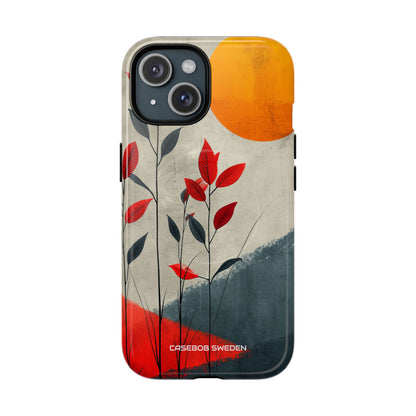 Gray Sunscape - Tough + MagSafe® iPhone 15 Phone Case