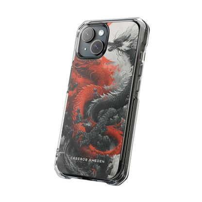 Zen Dragon Harmony iPhone 15 - Clear Impact Phone Case