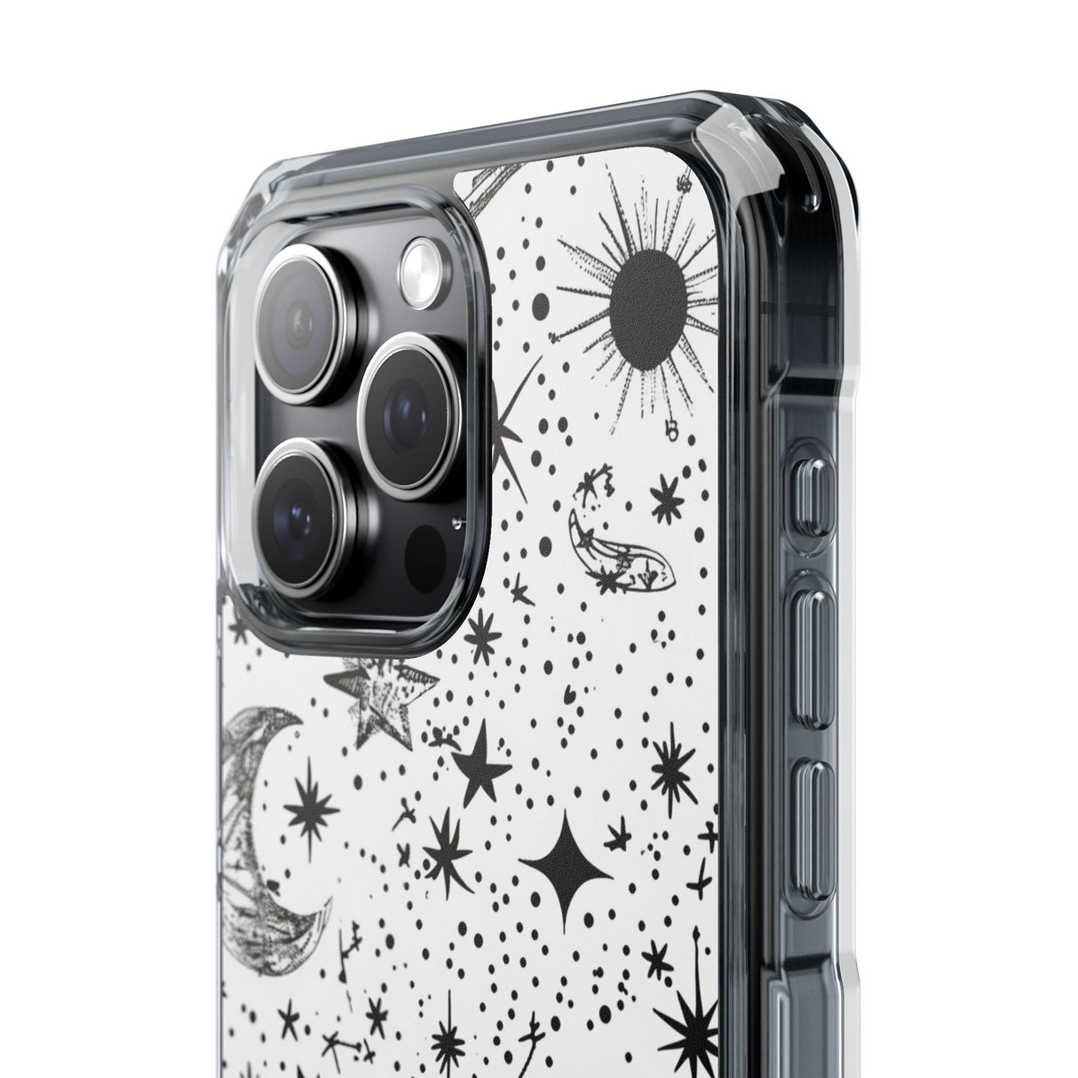 Retro Space Odyssey - Phone Case for iPhone (Clear Impact - Magnetic)