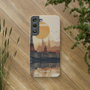 Parisian Sunset Serenity | Biodegradable Phone Case